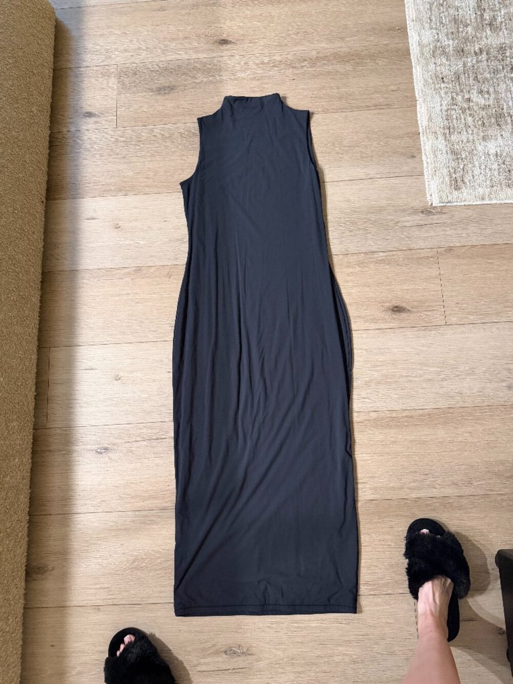 SKIMS Fits Everybody Mock Neck Maxi Dress – Size 3X